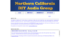 Desktop Screenshot of ncdiyaudio.claub.net